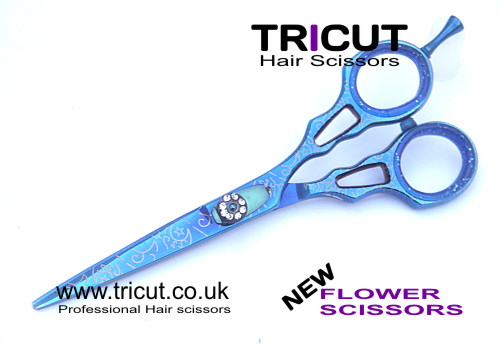 B10 New Bule Titanium Design scissor