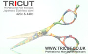 DX Blue Titanium Scissors